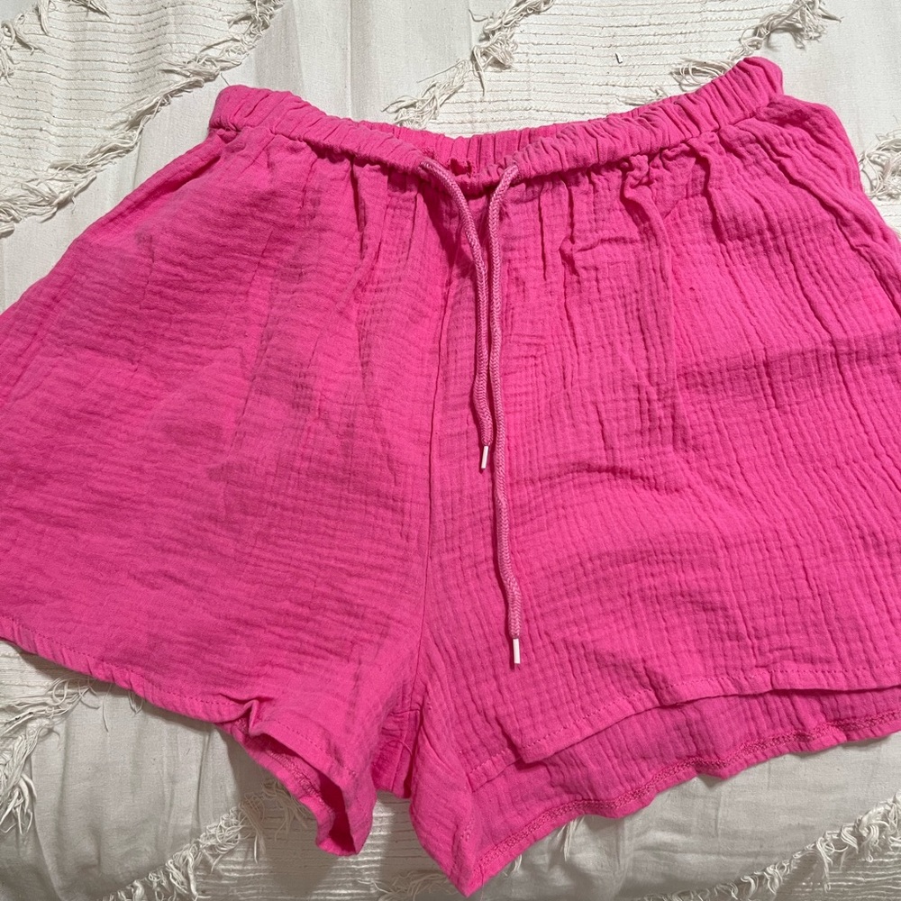 pink shorts Size L